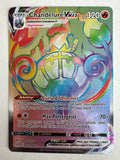 Pokemon TCG Chandelure VMAX 265/264 Fusion Strike Rainbow Secret Rare