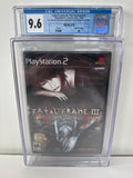 Fatal Frame III: The Tormented PlayStation 2 (1st Printing) CGC 9.6 A+ SEALED!