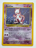 Pokemon TCG Mewtwo 10/102 Base Set Holo Unlimited Rare Card