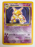 Pokémon TCG Alakazam Base Set Unlimited Holo Rare 1/102