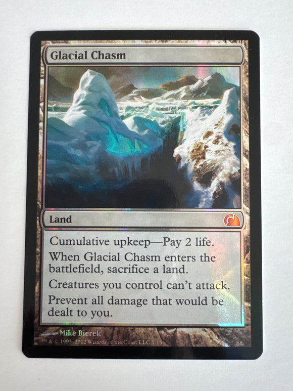 MTG 2012 Glacial Chasm 7/15 From the Vault: Realms Magic the