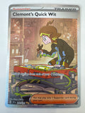 Pokemon TCG Clemont's Quick Wit 243/191 Surging Sparks Special Illustration