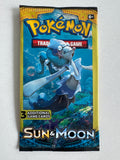 Pokemon TCG Sun & Moon SEALED 3-Pack Booster Pack