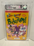 The Ren & Stimpy Show: Buckeroos 1993 NES VGA 75+ SEALED!
