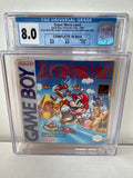 Super Mario Land Nintendo Game Boy 1st Print Green Screenshot CGC 8.0 CIB