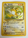Pokémon TCG Raichu Base Set Unlimited Holo Rare 14/102