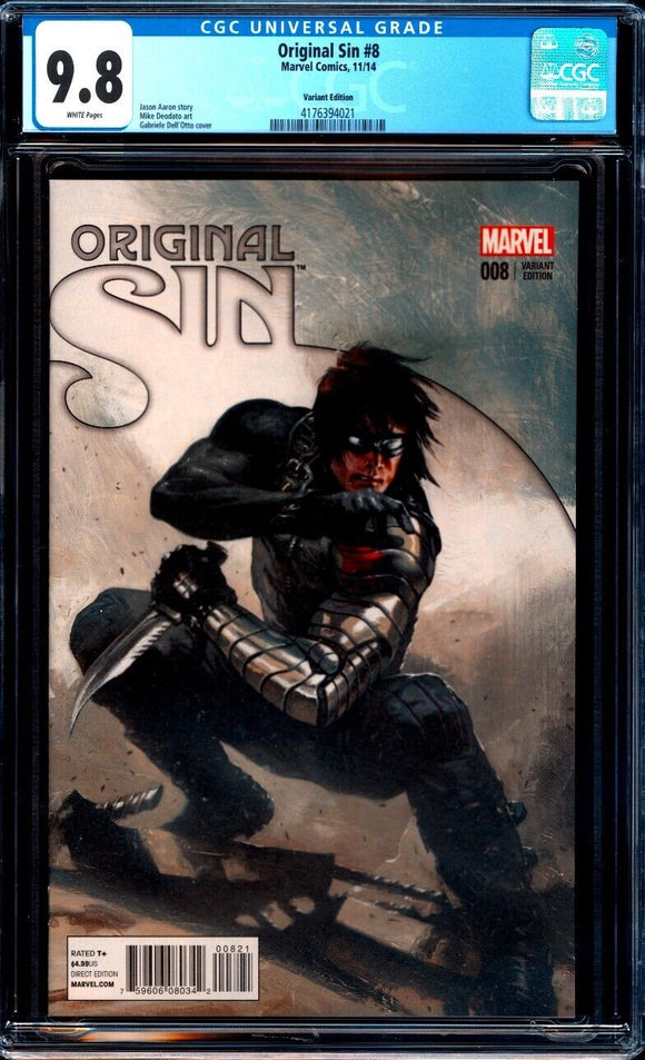 Marvel Comics Original Sin #8 CGC 9.8 (2014) Dell’Otto 1:50 Variant!