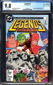 Legends #3 CGC 9.8 (1987) 1st Appearance of New Suicide Squad!