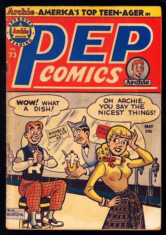 PEP Comics #73 Archie 1949 (GD/VG) Classic Bob Montana Betty Pin-up! GGA!
