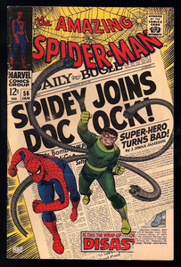 Amazing Spider-Man #56 Marvel 1967 (GD+) 1st Appearance of George Stacy!