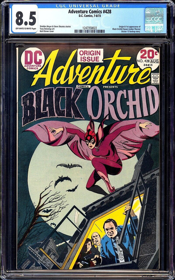 Adventure Comics #428 CGC 8.5 (1973) 1st Appearance of Black Orchid!