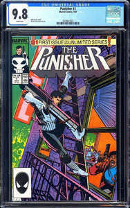 Punisher # 1 CGC 9.8 (Marvel 1987) 1st Ongoing Solo Series!