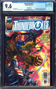Thunderbolts #1 CGC 9.6 (1997) 1st Solo Thunderbolts! 2nd Printing!