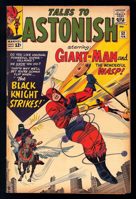 Tales to Astonish #52 Marvel 1964 (VG+) Origin & 1st App of Black Knight!