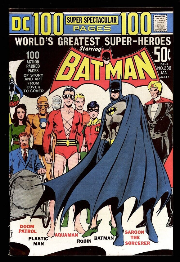 Batman #238 DC Comics 1972 (VF) Neal Adams Wraparound Cover!