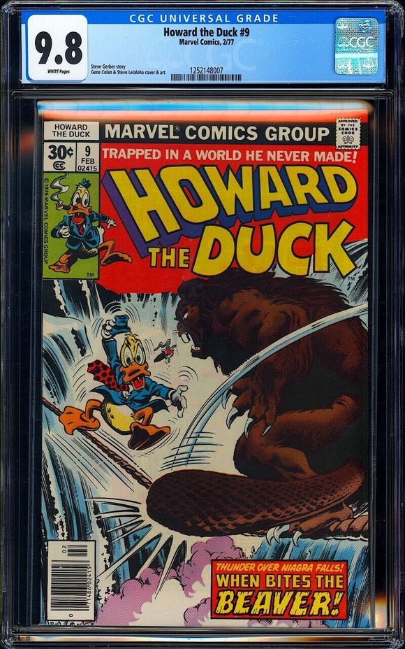 Howard the Duck #9 CGC 9.8 (1977) Gene Colan Cover & Art!