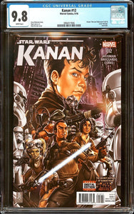 Star Wars Kanan #12 CGC 9.8 (2016) The Last Padawan Cover Homage!