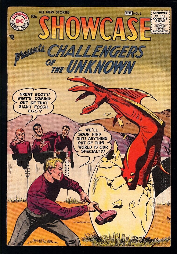Showcase #6 DC 1957 (FN) Origin & 1st App Challengers of the Unknown!