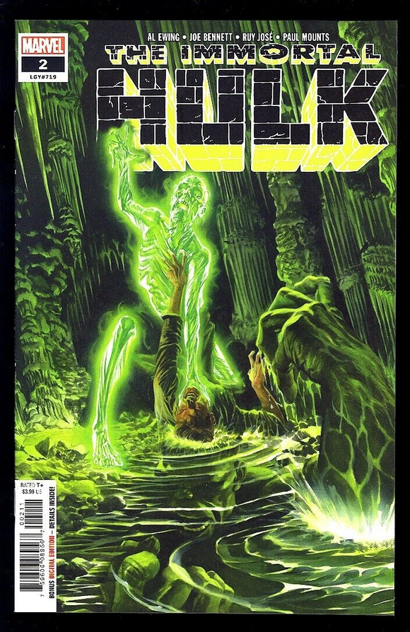 Immoral Hulk #2 (NM+) 1st Appearance of Dr. Frye! Alex Ross Cover!