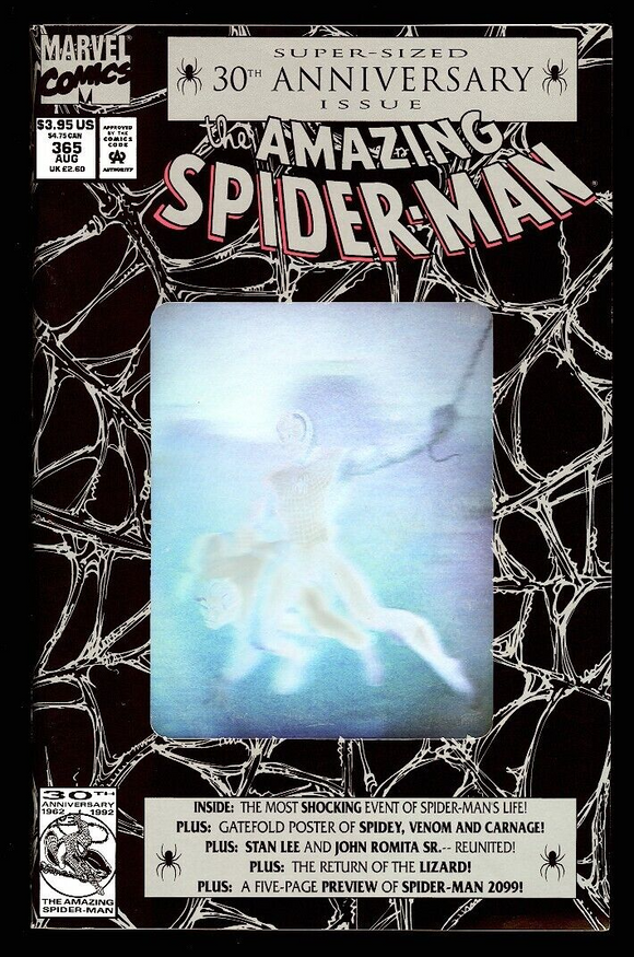 Amazing Spider-Man #365 Marvel 1992 (NM-) 1st App of Spiderman 2099!