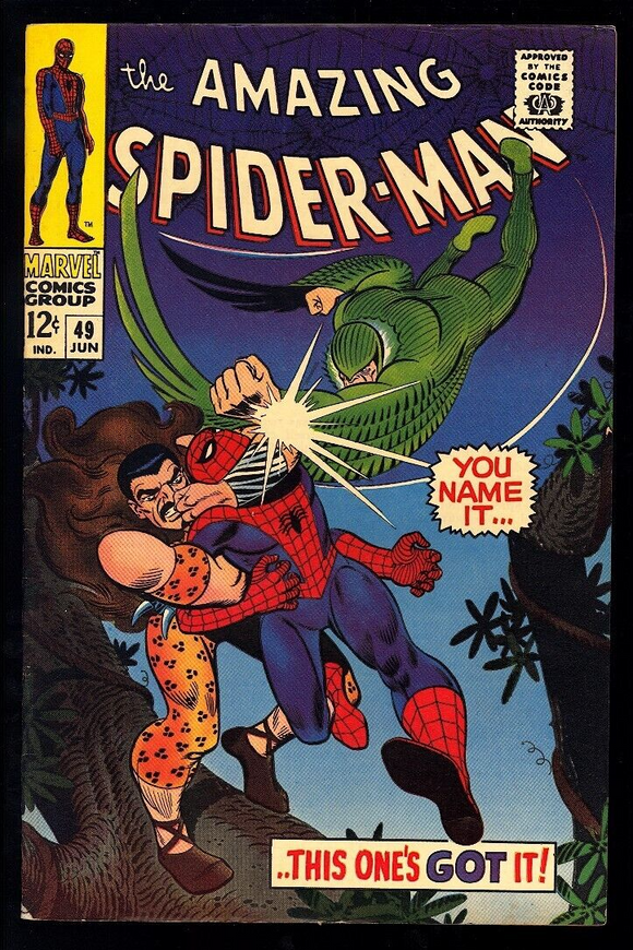 Amazing Spider-Man 49 1967 (VF-) Vulture & Kraven Appearance!