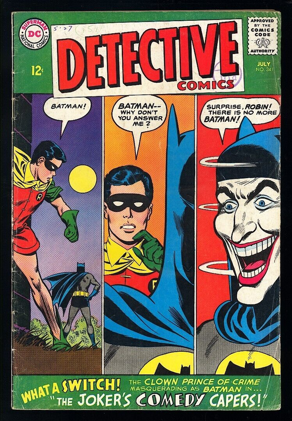 Detective Comics #341 DC 1965 (VG-) Infantino Cover! Joker Cover & Story!