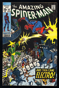 Amazing Spider-Man #82 Marvel Comics 1970 (FN) Electro Cover Appearance!