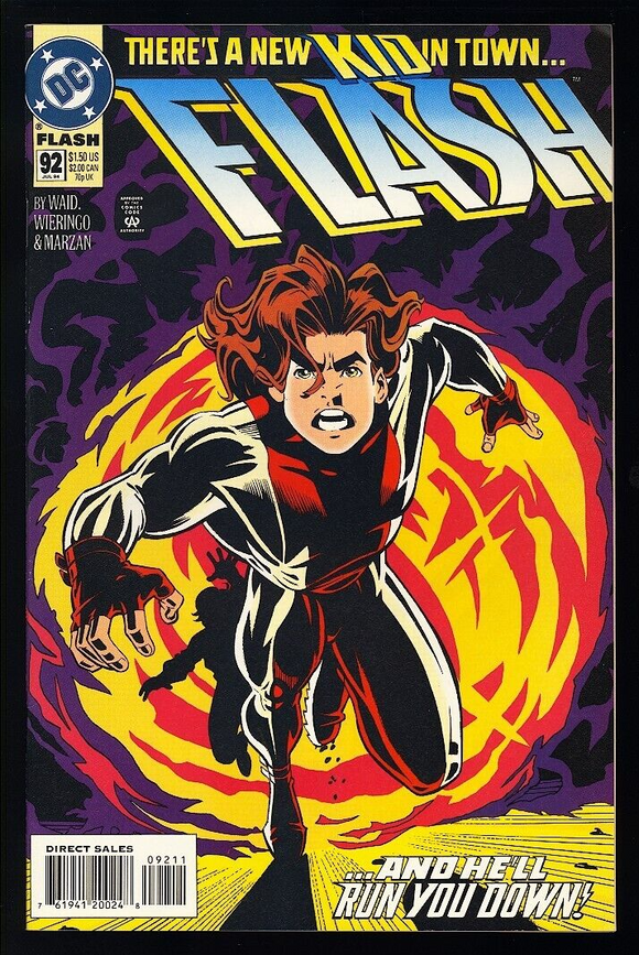Flash #92 DC 1994 (NM-) 1st Appearance Of Impulse (Bart Allen)