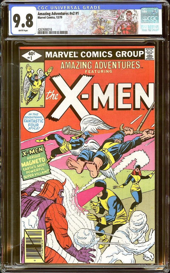 Amazing Adventures X-Men v2 #1 CGC 9.8 (1979) X-Men #1 Reprint!