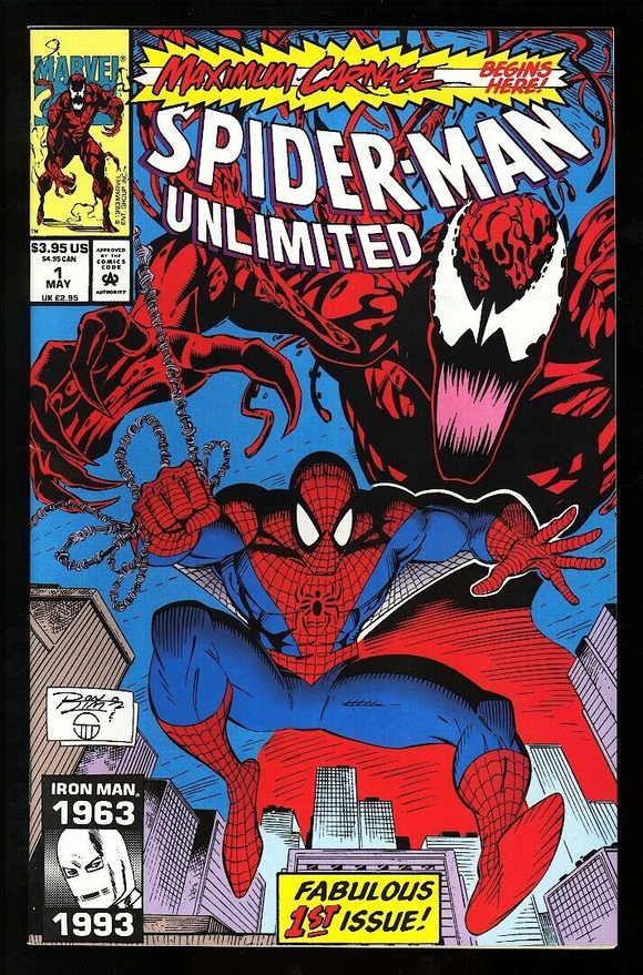 Spider-Man Unlimited #1 1993 (VF/NM) 1st Appearance of Shriek!