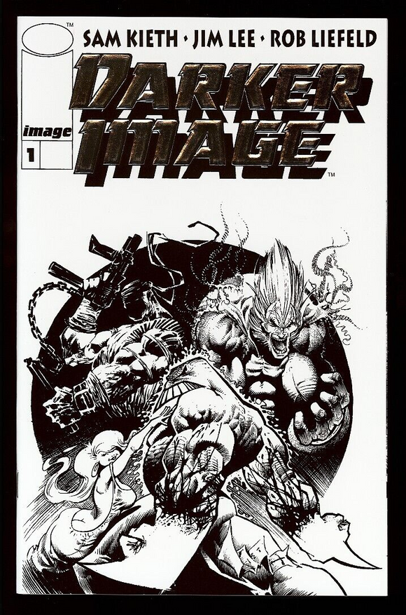 Darker Image #1 Image Comics 1993 (NM+) 1st App. of Maxx! Silver Foil!