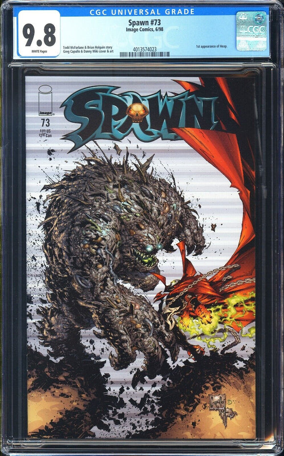 Spawn #73 CGC 9.8 (1998) 1st Appearance of Heap! Todd McFarlane!