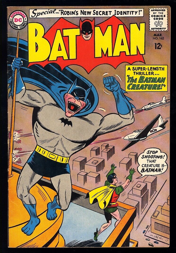 Batman #162 (1964) DC Comics 1964 (FN-) The Batman Creature! Infantino