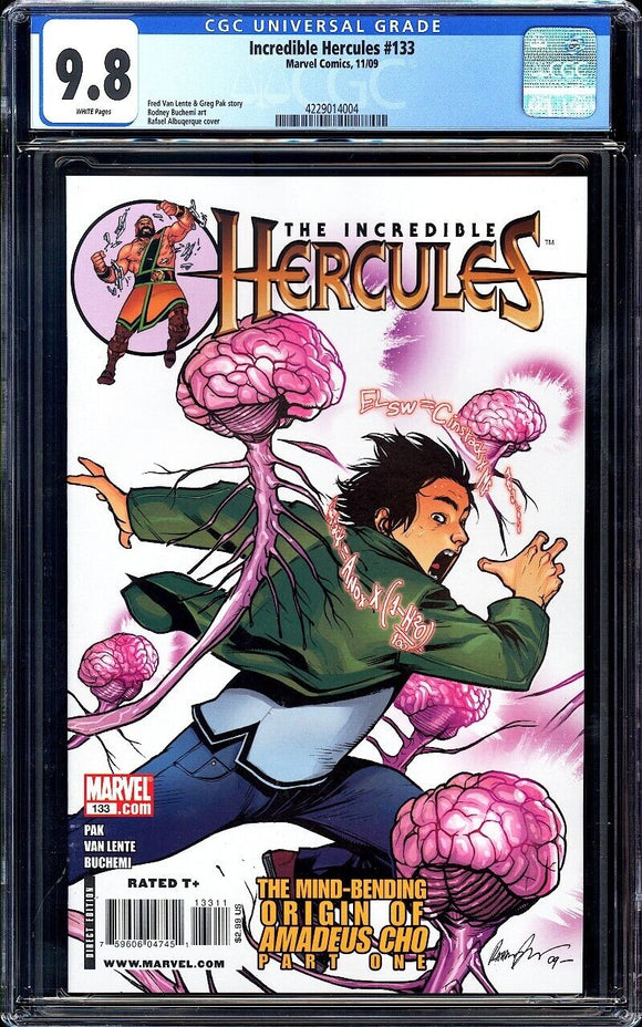 Incredible Hercules #133 CGC 9.8 (2009) Origin of Amadeus Cho!