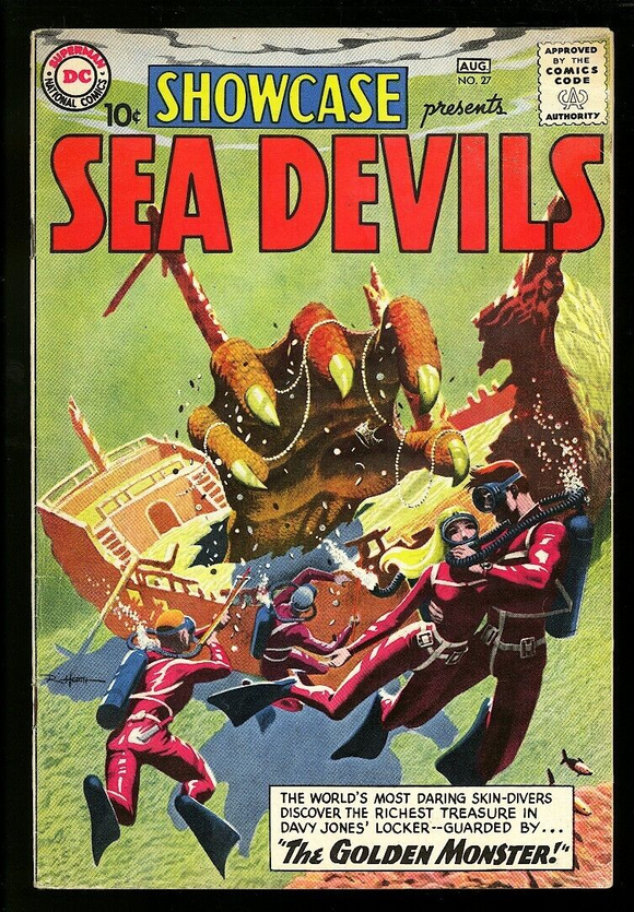 Showcase #27 DC Comics 1960 (FN+) Origin & 1st App of the Sea Devils!