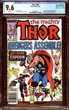 The Mighty Thor #390 CGC 9.6 (1988) Steve Rogers Lifts Mjolnir!