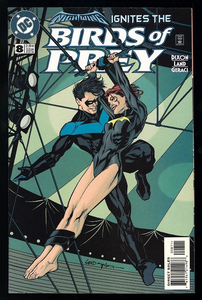 Birds of Prey #8 DC Comics 1999 (NM-) 1st Kiss of Nightwing & Batgirl!