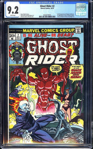 Ghost Rider #2 CGC 9.2 (1973) 1st Full App. of Daimon Hellstrom!
