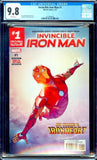 Invincible Iron Man #1 CGC 9.8 (2017) 1st Ongoing Ironheart Series!