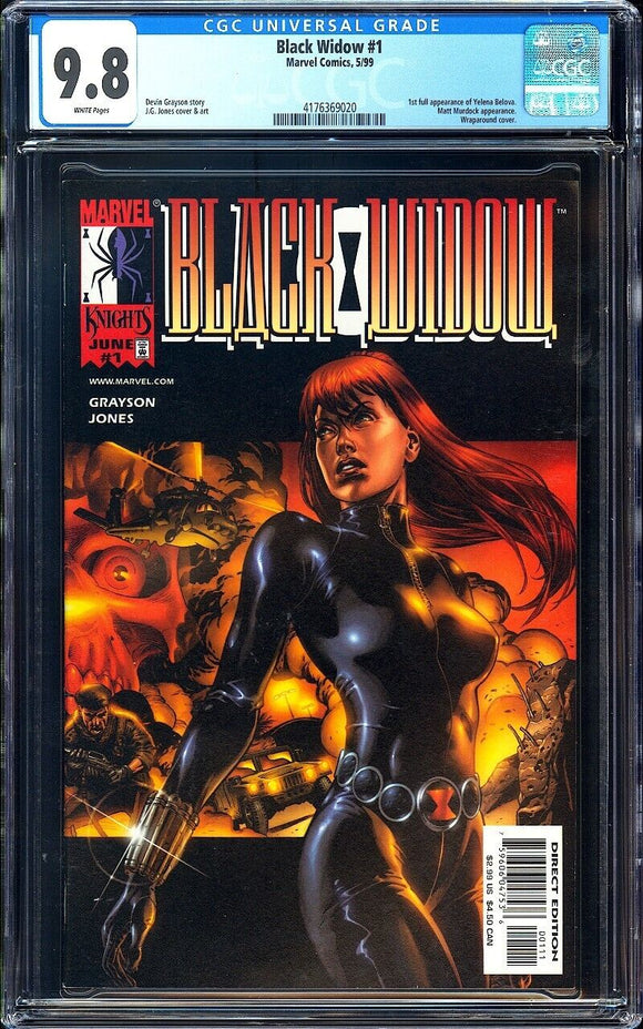Black Widow #1 CGC 9.8 (1999) 1st App Yelena Belova! Matt Murdock App!