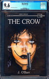 The Crow # 1 CGC 9.6 (1989) 1st Print - Caliber Press - Jim O'Barr Story!