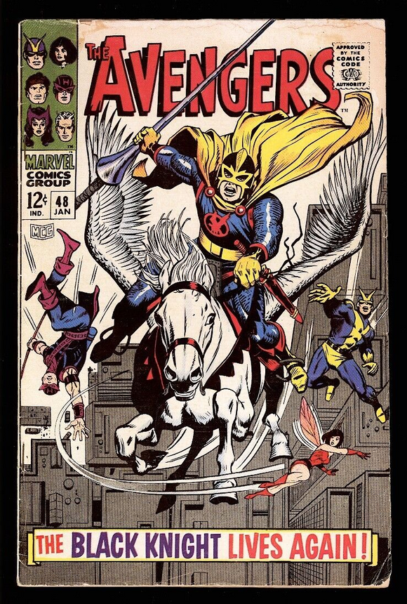 Avengers #48 Marvel 1968 (VG+) Dane Whitman Becomes New Black Knight!