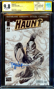 Haunt #1 CGC SS 9.8 (2009) Signed by Todd McFarlane! McFarlane Label!