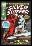 Silver Surfer #16 Marvel Comics 1970 (FN/VF 7.0) Mephisto & Nick Fury App!
