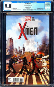 X-Men #1 CGC 9.8 (2013) Suydam Beatles Abbey Road Homage! Marvel Zombies!