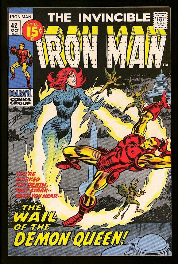 Iron Man #42 Marvel Comics 1971 (NM-) Last 15 Cent Cover! Demon Queen App.