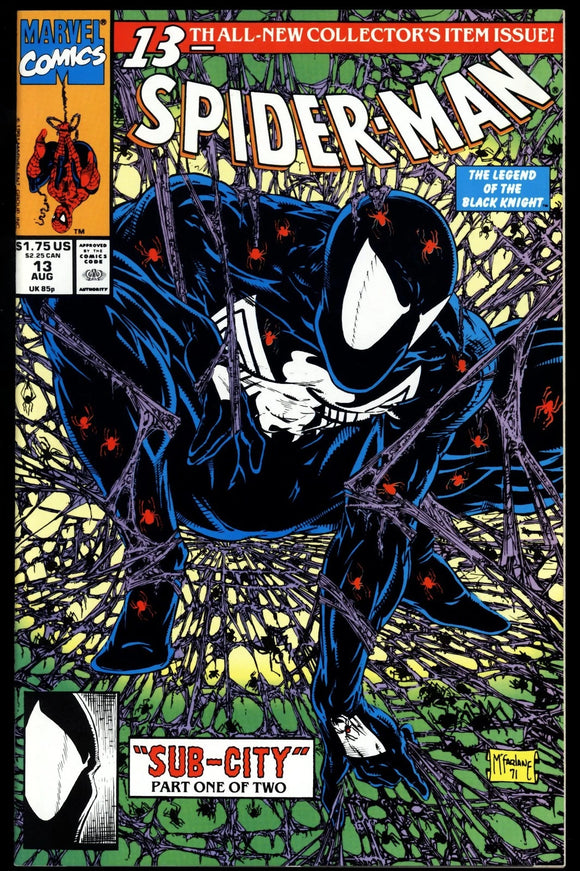 Spider-Man #13 Marvel 1991 (NM+) Classic Todd McFarlane Homage Cover