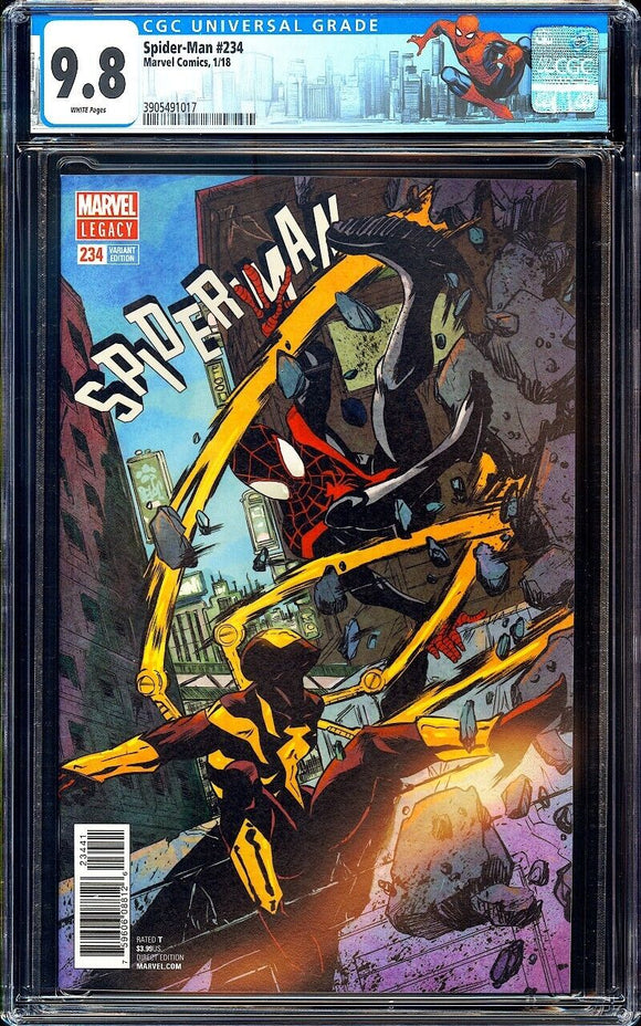 Spider-Man 234 CGC 9.8 (2018) Iron Spider & Miles Morales!