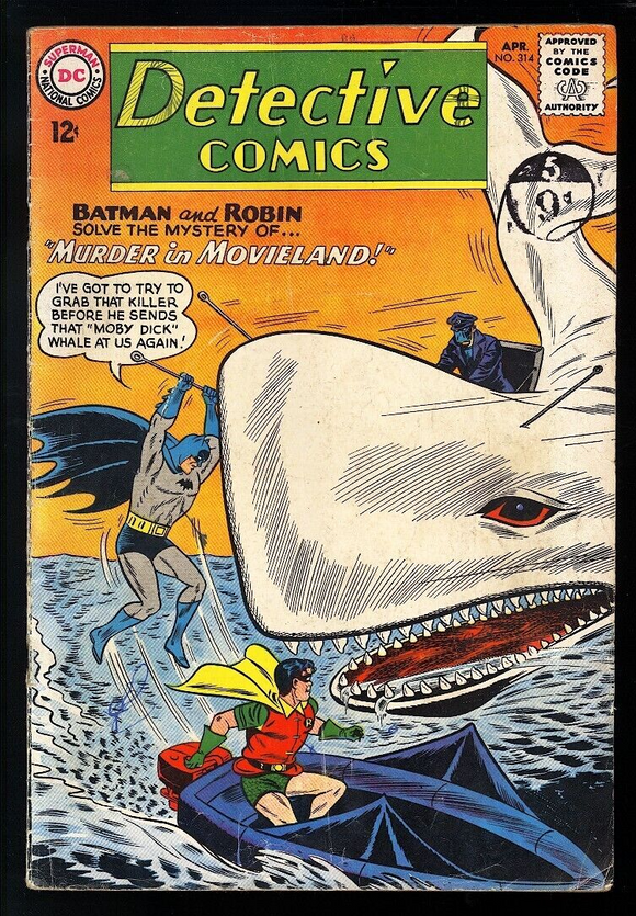 Detective Comics #314 DC Comics 1963 (GD+) Martian Manhunter Story!