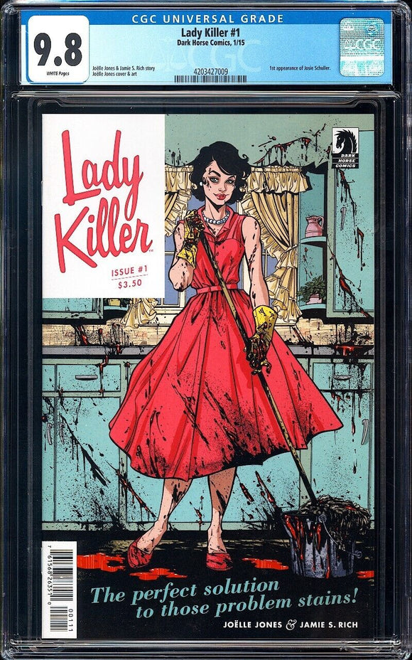 Lady Killer #1 CGC 9.8 (2015) Dark Horse 1st Appearance of Josie Schuller!